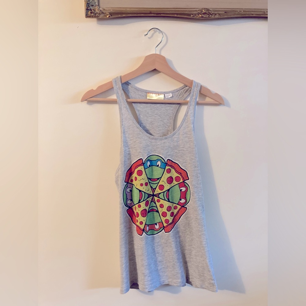 Nickelodeon • TMNT Pizza Tank Top Size Small Teenage Mutant Ninja Turtles